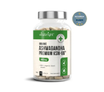 Organic KSM-66 Ashwagandha 550mg with Black Pepper